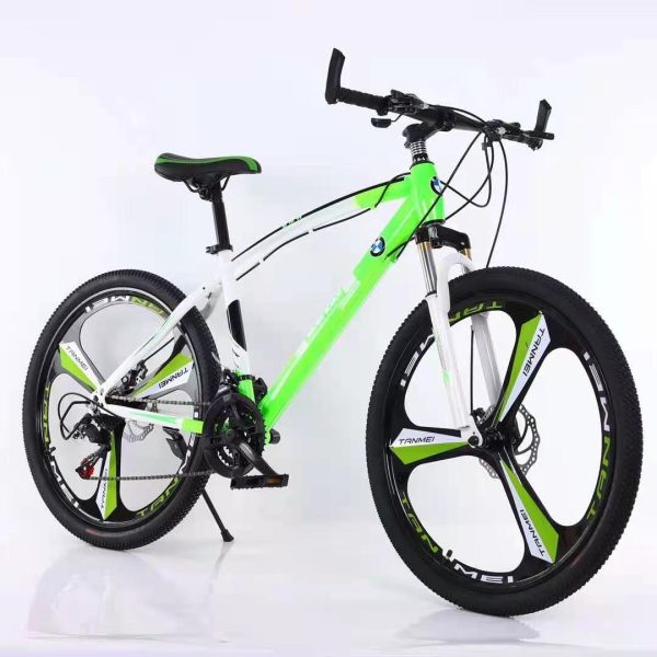 Carbon Steel 26'' 3 Knife Wheels Bike With 21 Speeds (Green)