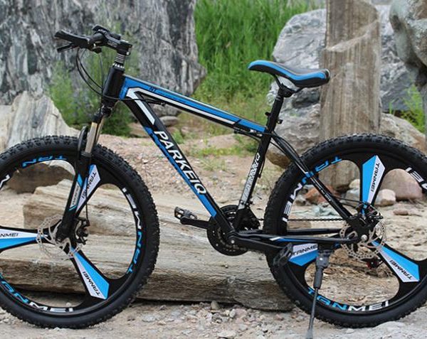 Carbon Steel 26'' 3 Knife Wheels Bike With 21 Speeds (Blue)
